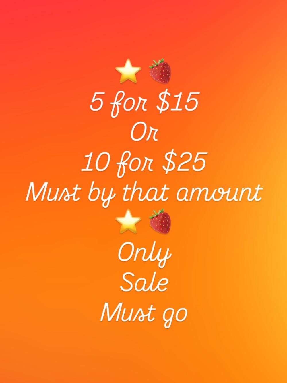 Sale Announcement